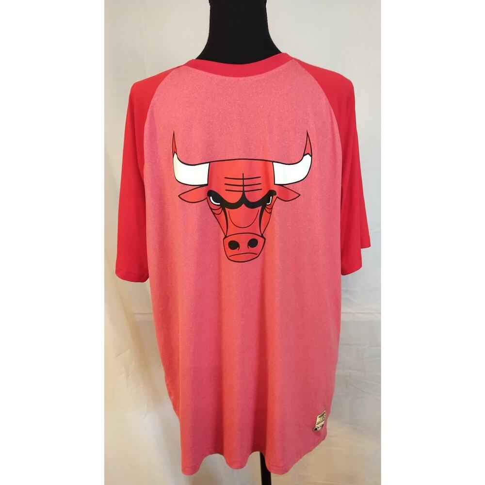 Red NBA Chicago Bulls Men's Graphic T-shirt Size L